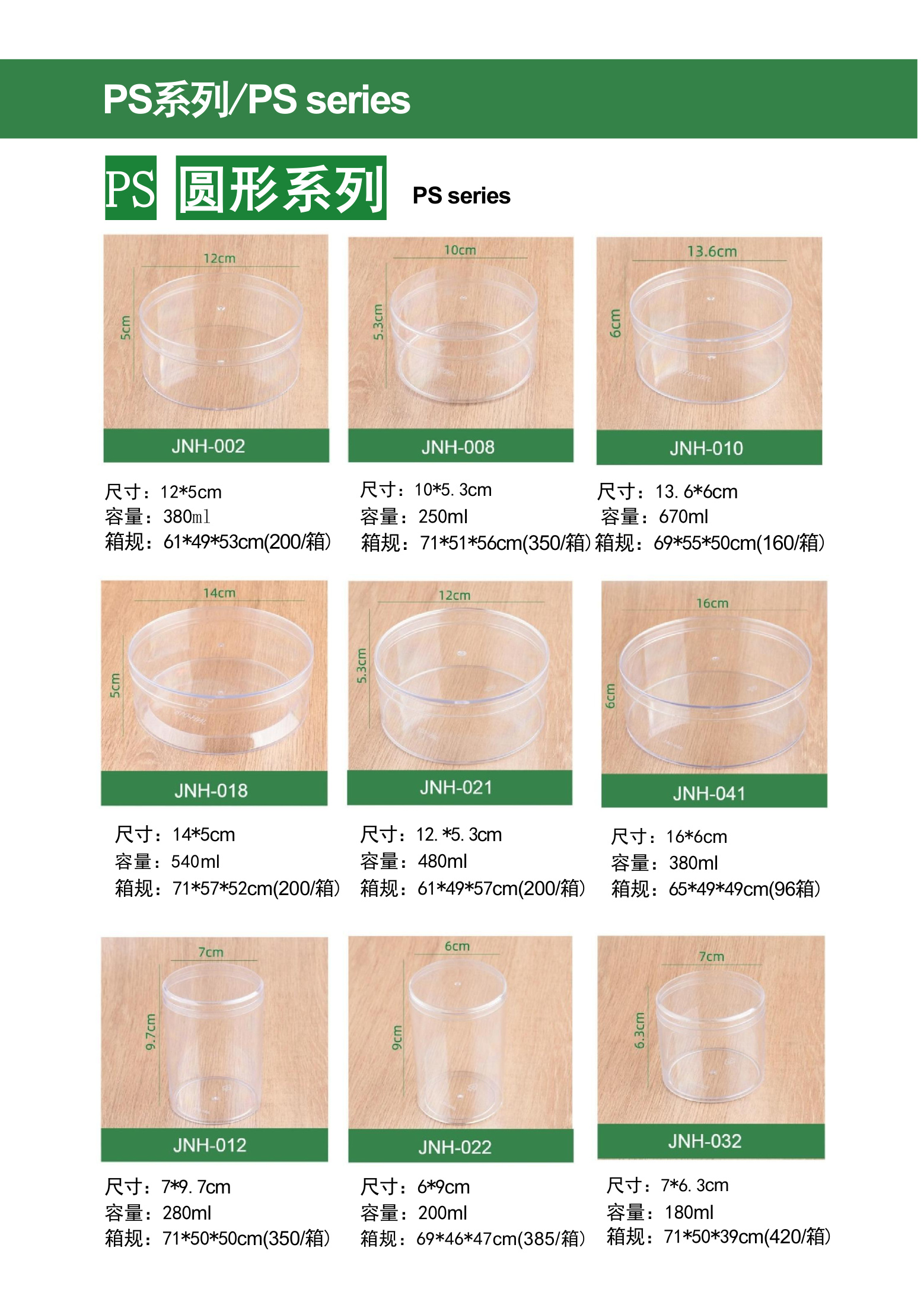 PS series catalogue